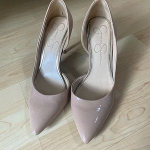 Nude Jessica Simpson stilettos